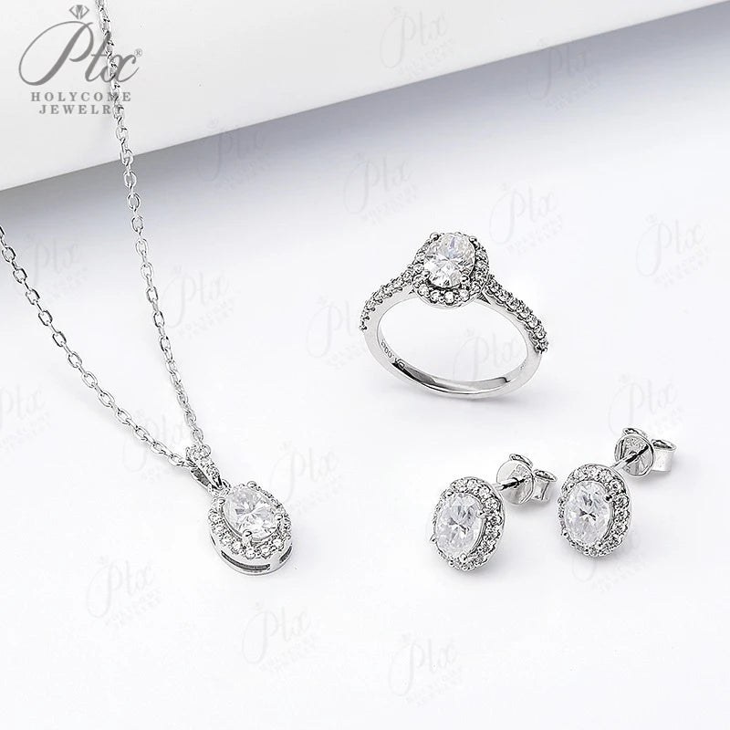 1ct Round Moissanite Earrings — view 3