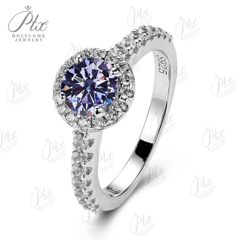 2.5ct Round Moissanite Ring