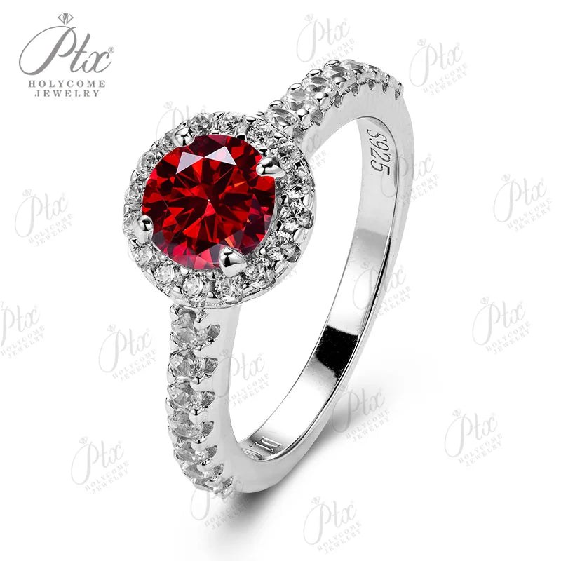 2ct Round Moissanite Ring