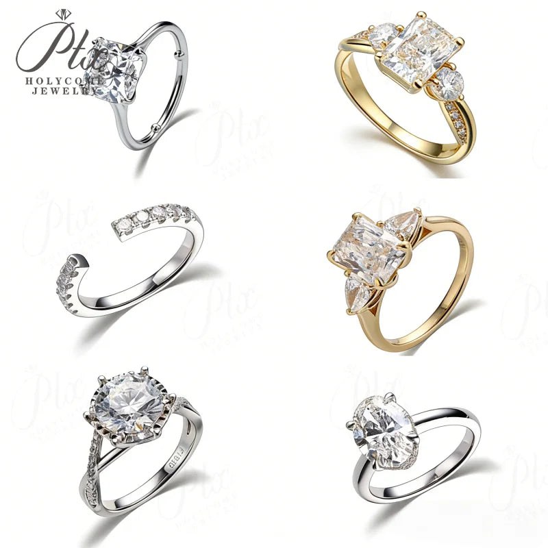 3ct Radiant Moissanite Ring