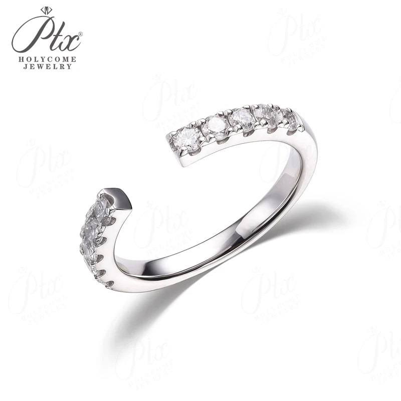 3ct Radiant Moissanite Ring — view 3