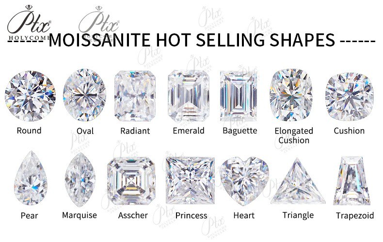 7x5mm Oval Moissanite Loose Stone