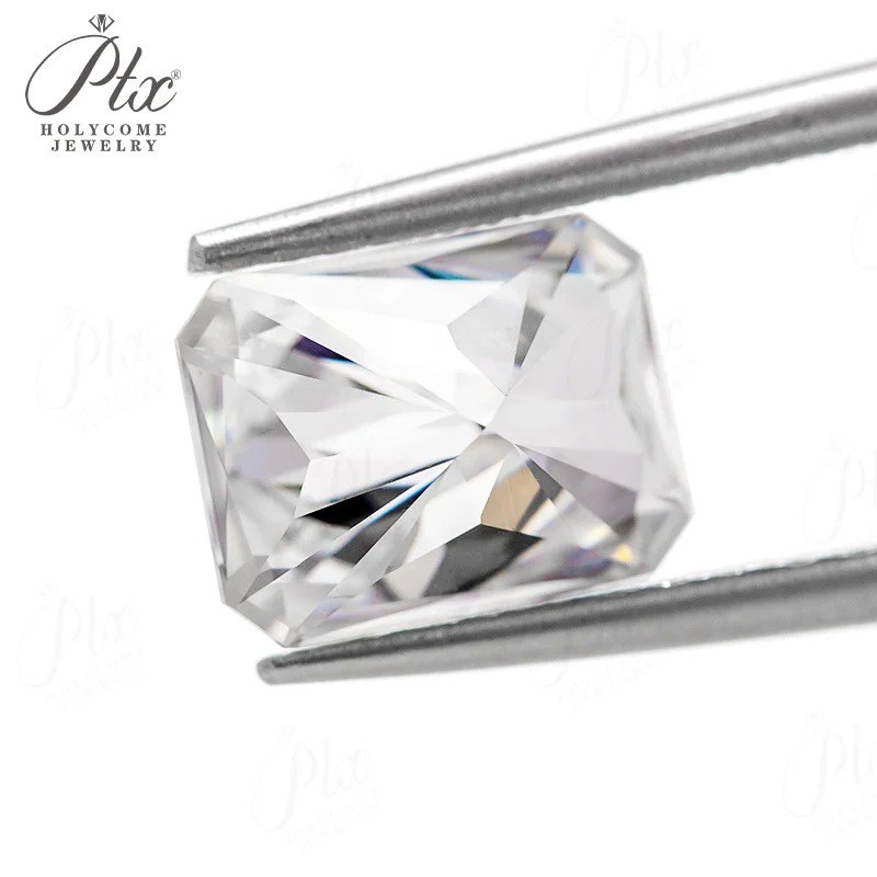 7x5mm Radiant Moissanite Loose Stone