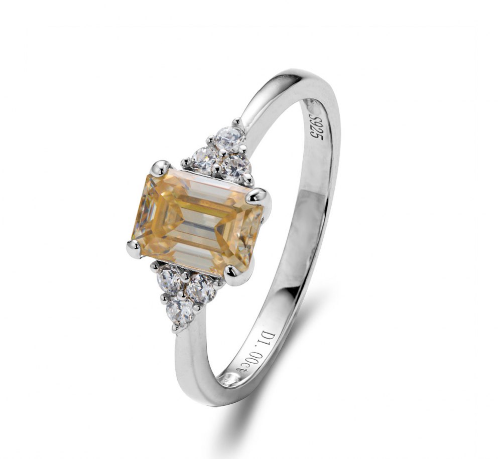 Champagne Moissanite Ring YS0002