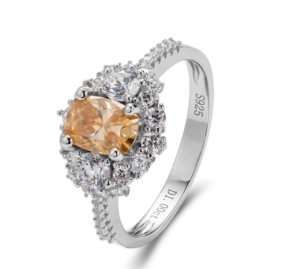 Champagne Moissanite Ring YS0005