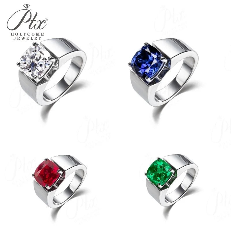 Cushion Women's Lab-Grown Diamond Ring