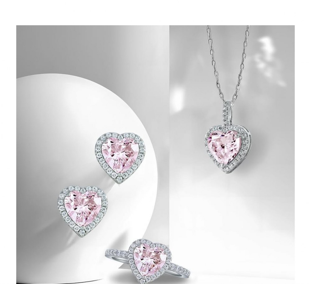 Custom Moissanite Jewelry Set JS0006