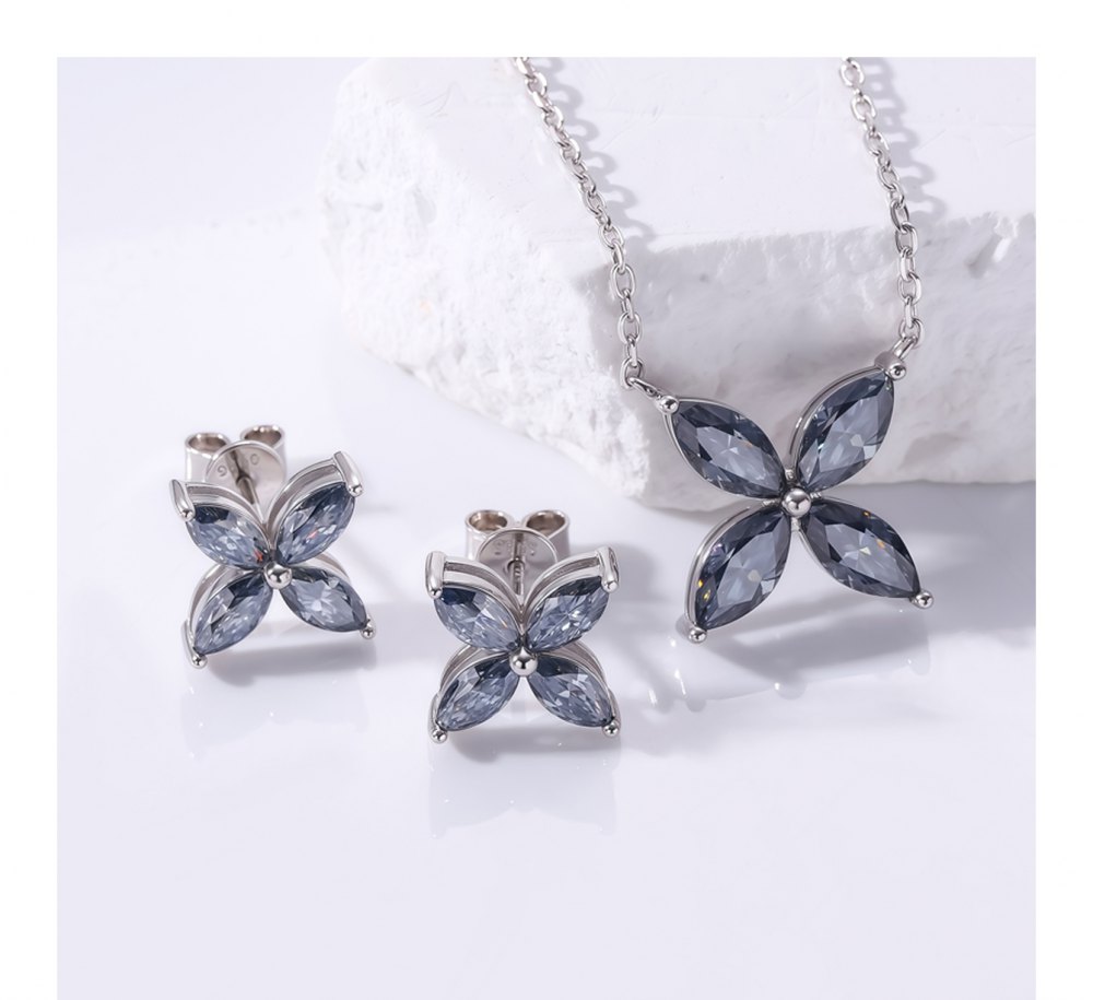 Custom Moissanite Jewelry Set JS0009