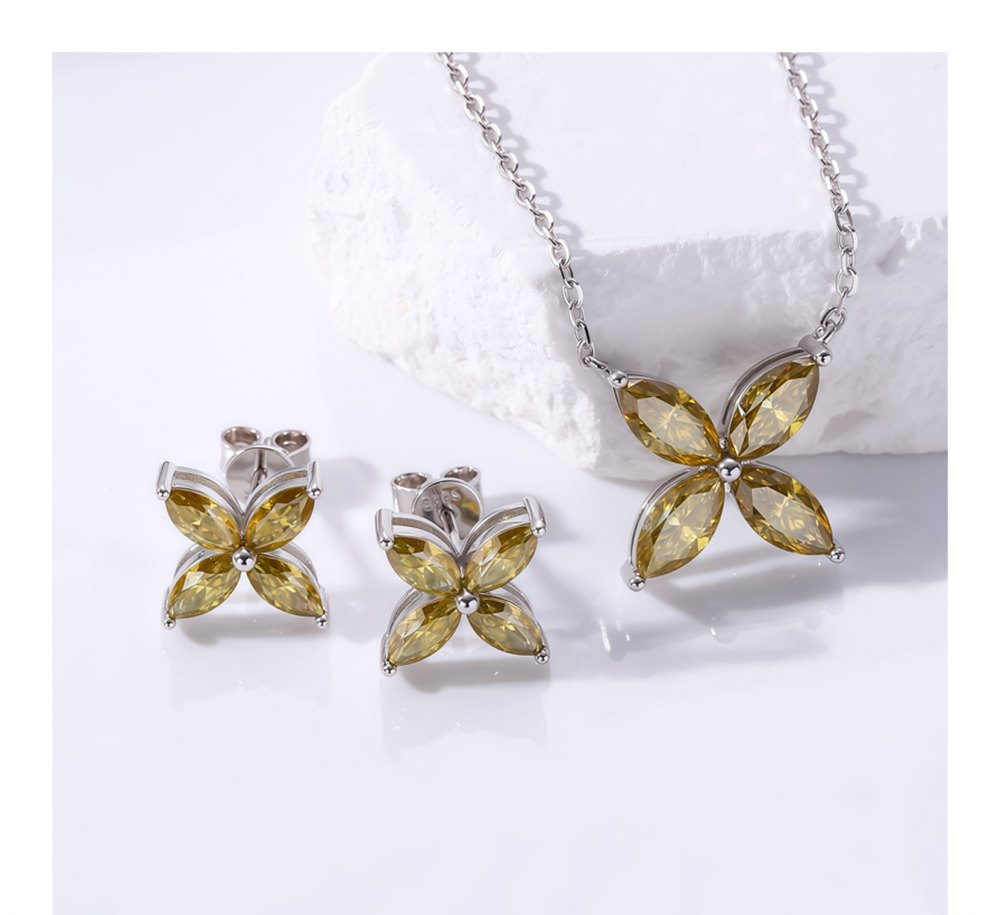 Custom Moissanite Jewelry Set JS0010