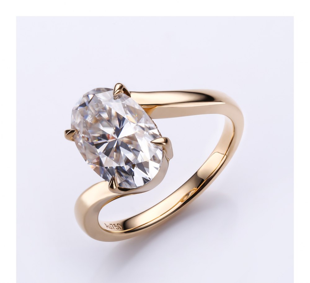 Customizable Moissanite Ring MG002