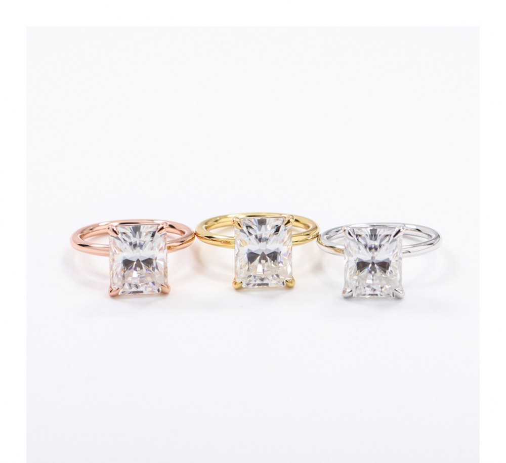 Customizable Moissanite Ring MG039