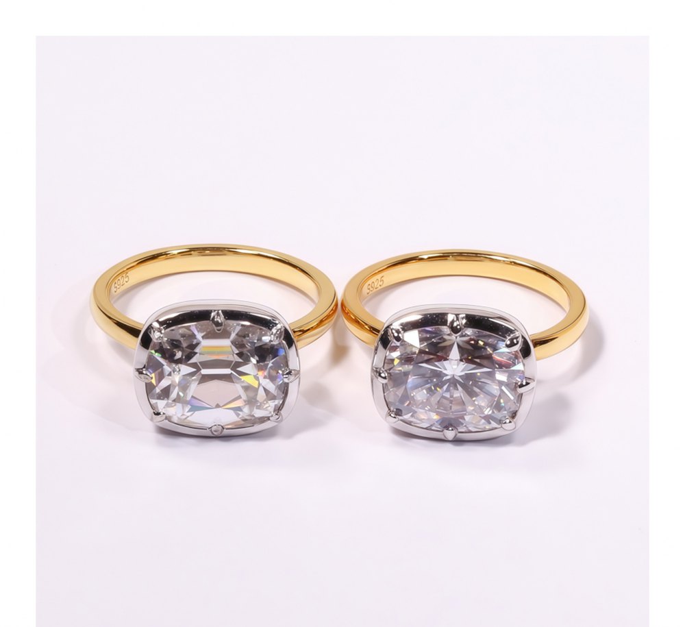 Customizable Moissanite Ring MG088