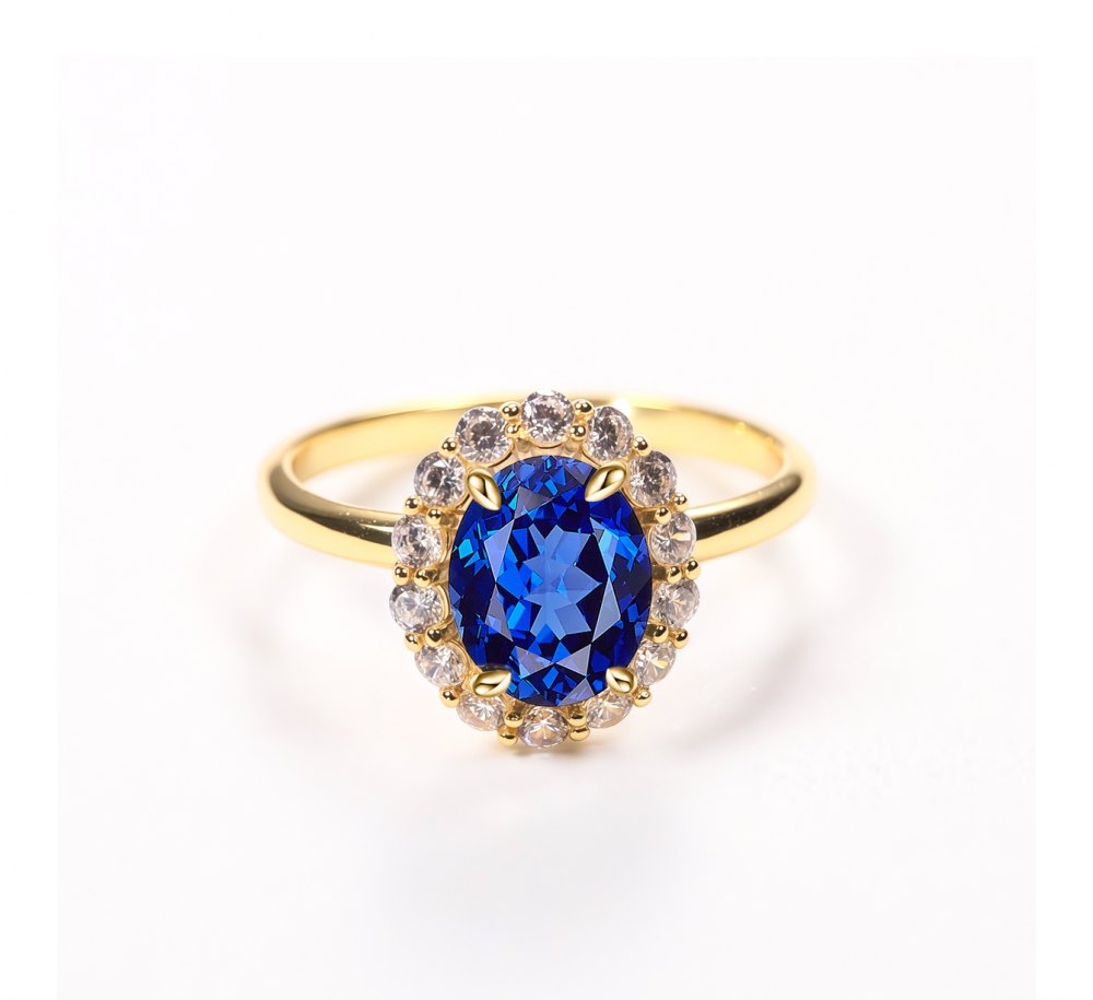 Customizable Moissanite Ring MG091