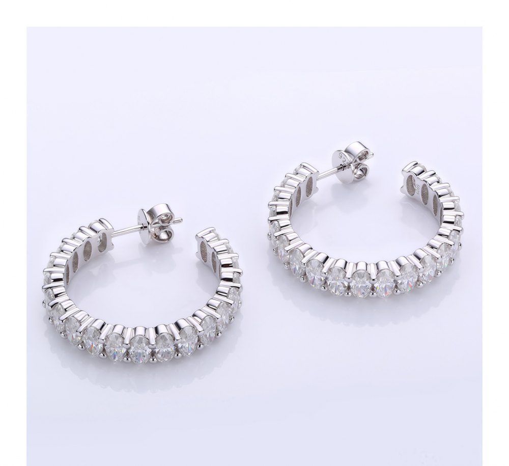 D-Color Moissanite Earrings MC022