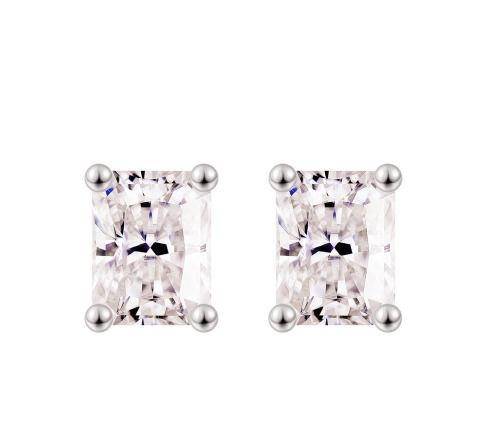 D-Color Moissanite Earrings MC039 — view 2