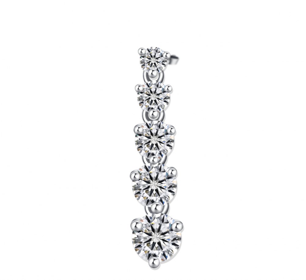 D-Color Moissanite Earrings MC040