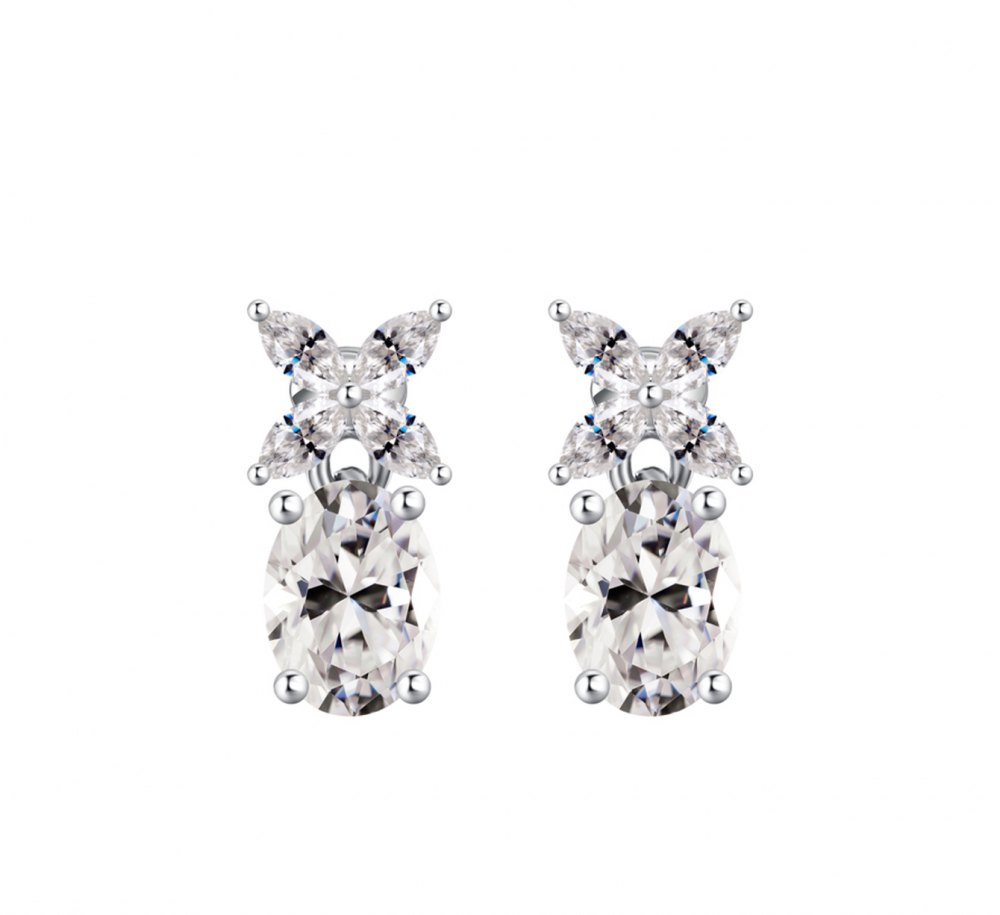 D-Color Moissanite Earrings MC041