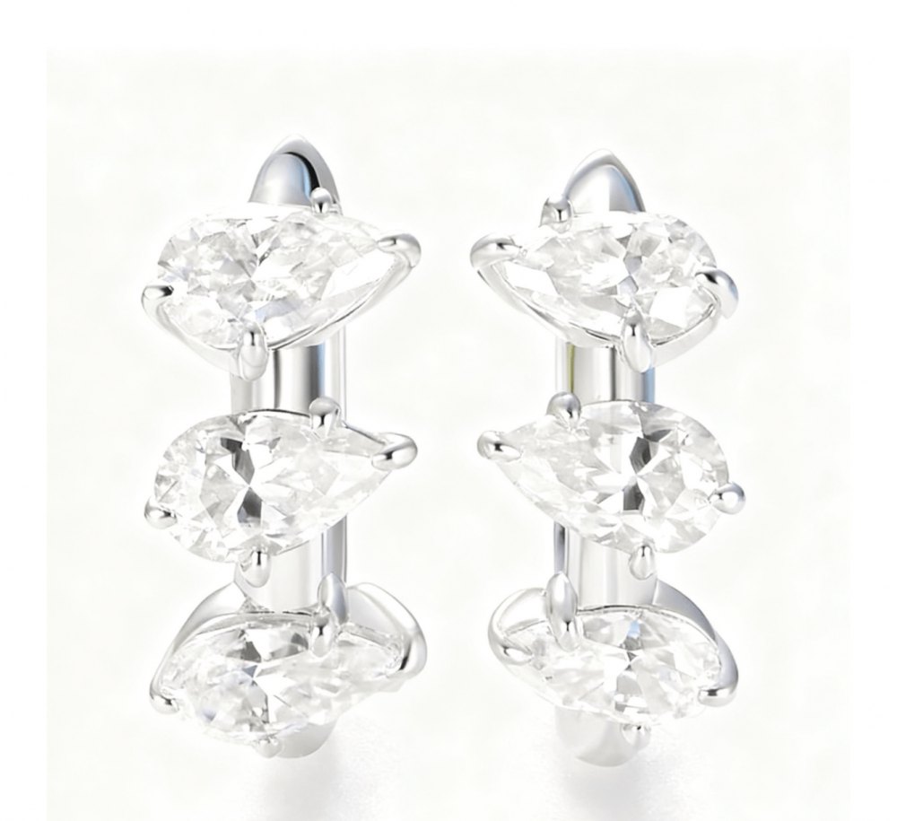 D-Color Moissanite Earrings MC086