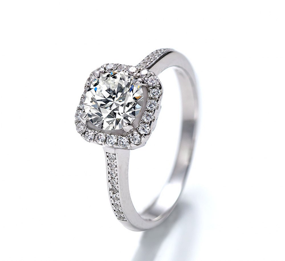D-Color Moissanite Ring MA002
