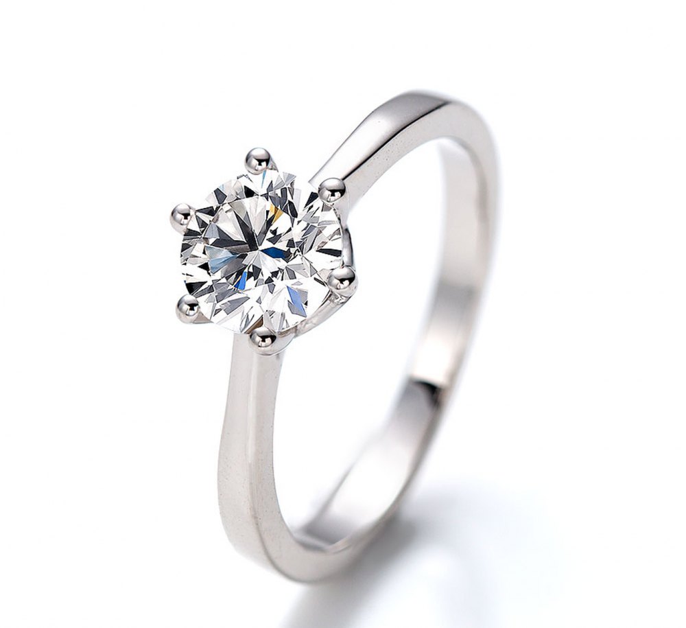 D-Color Moissanite Ring MA003