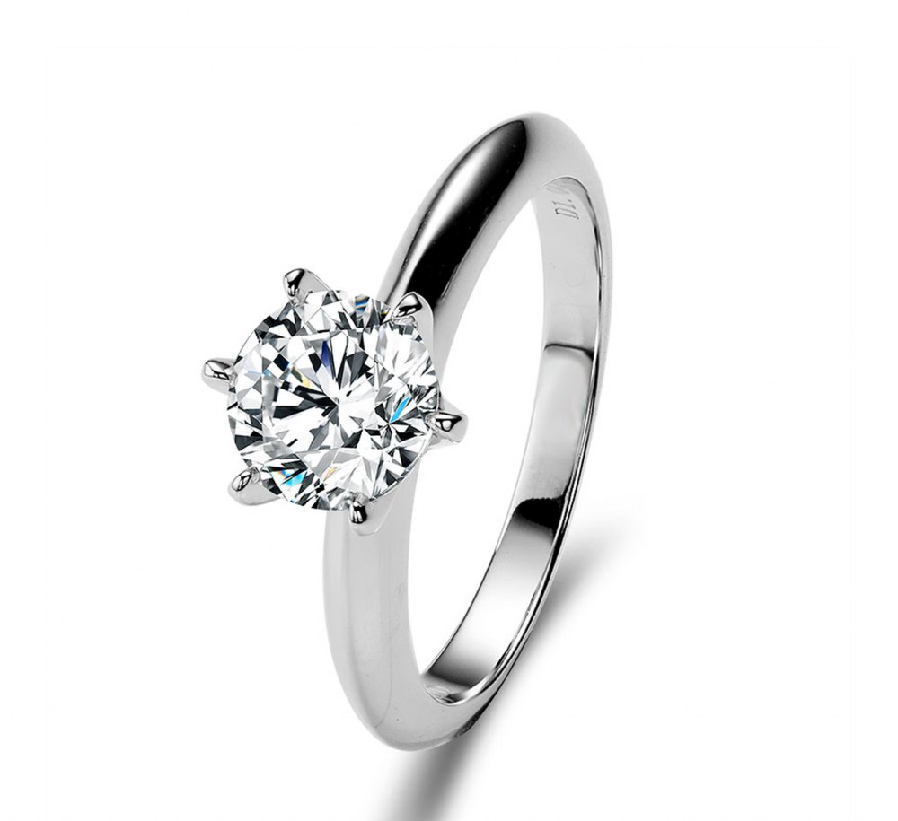 D-Color Moissanite Ring MA009