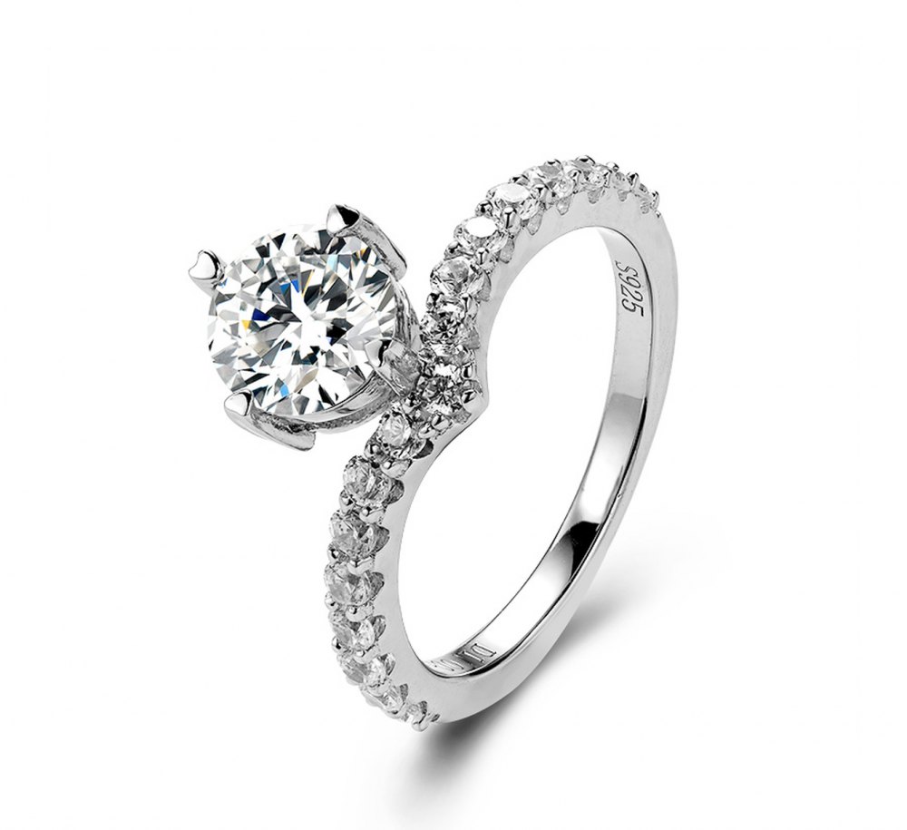 D-Color Moissanite Ring MA011