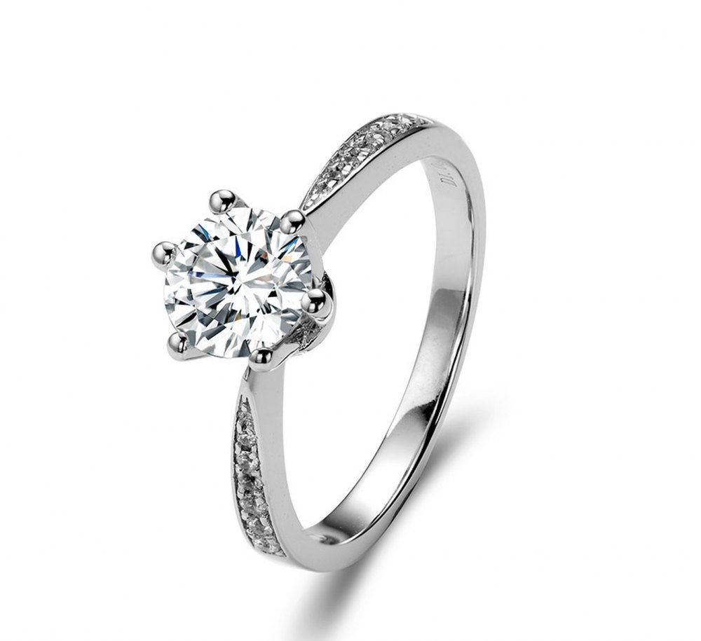 D-Color Moissanite Ring MA014