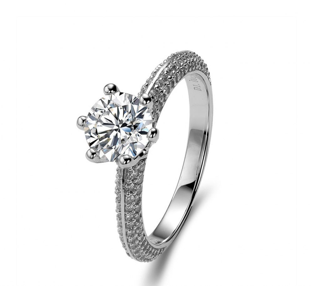 D-Color Moissanite Ring MA016