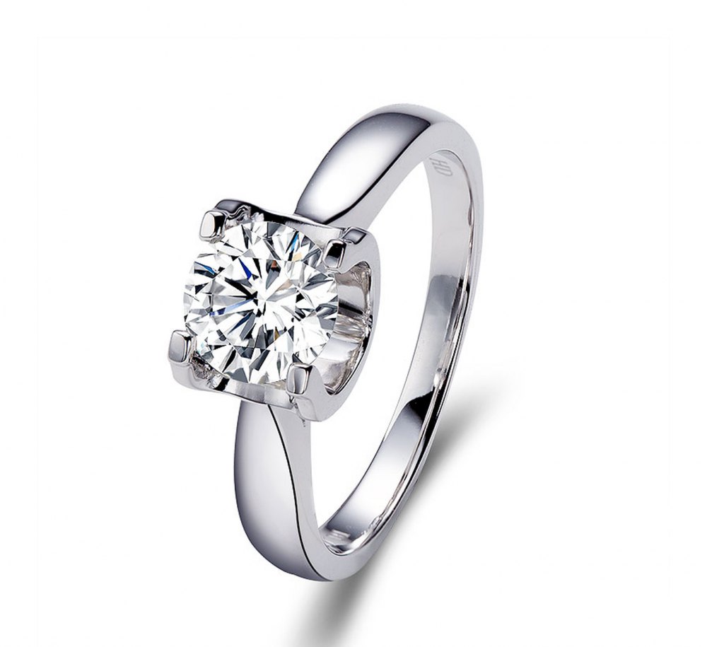 D-Color Moissanite Ring MA018