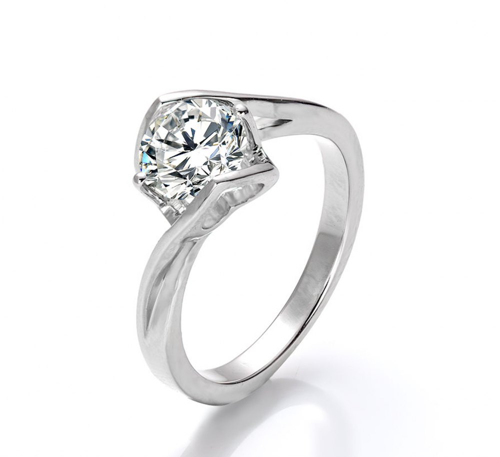 D-Color Moissanite Ring MA021
