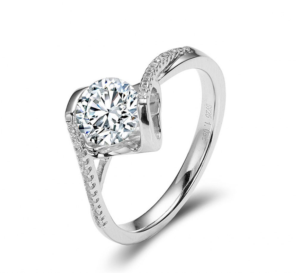 D-Color Moissanite Ring MA022
