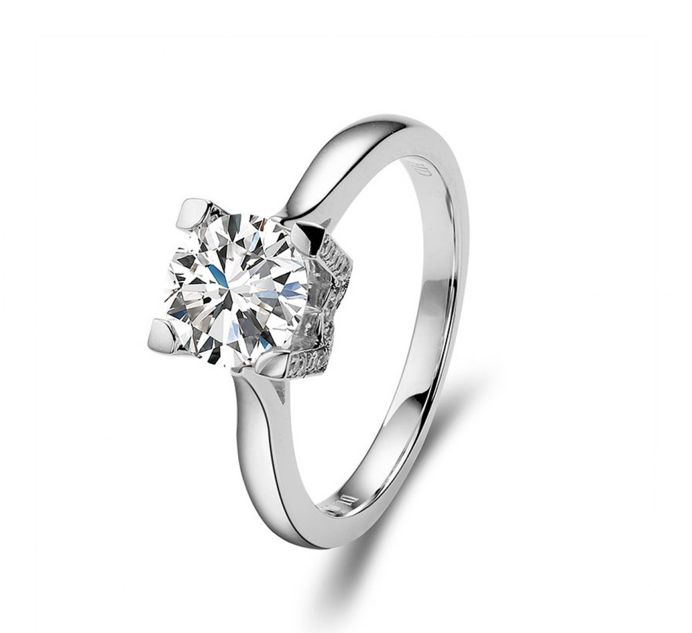 D-Color Moissanite Ring MA024