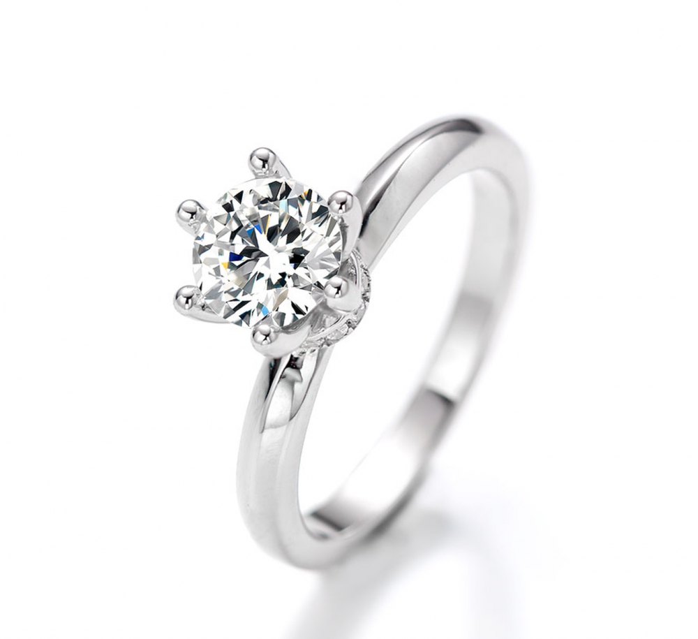 D-Color Moissanite Ring MA025