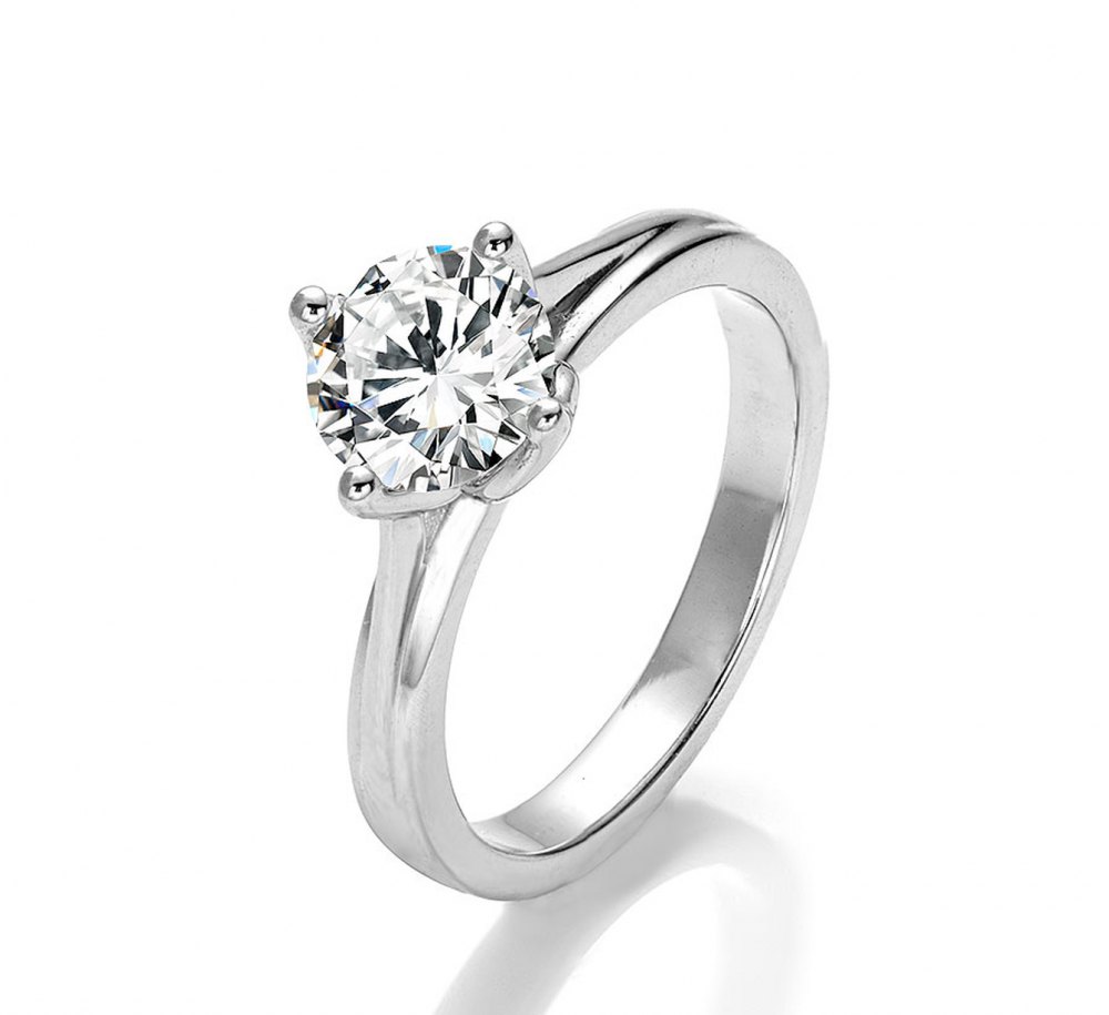 D-Color Moissanite Ring MA029