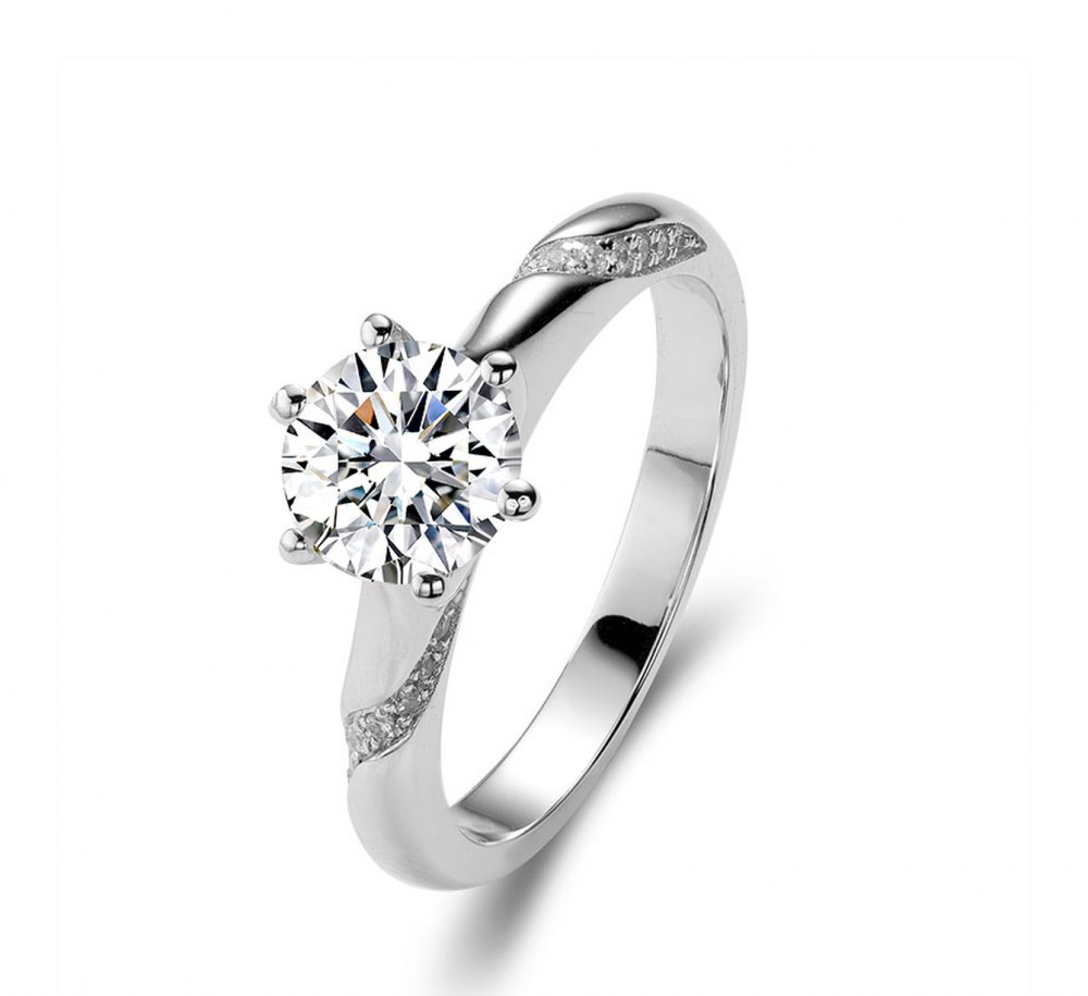 D-Color Moissanite Ring MA038