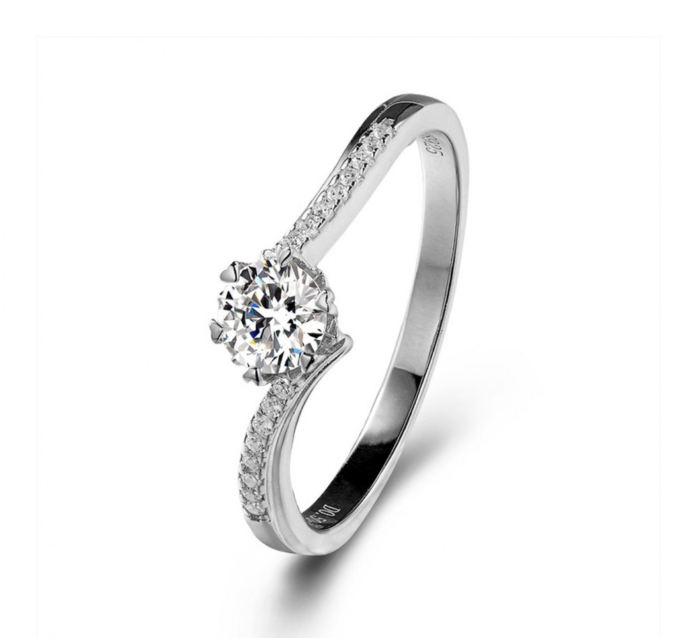 D-Color Moissanite Ring MA050