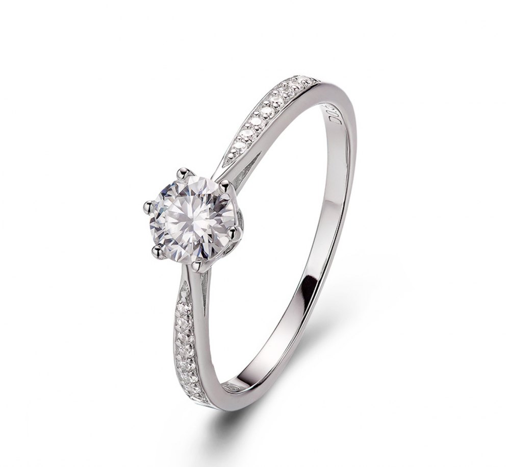 D-Color Moissanite Ring MA052