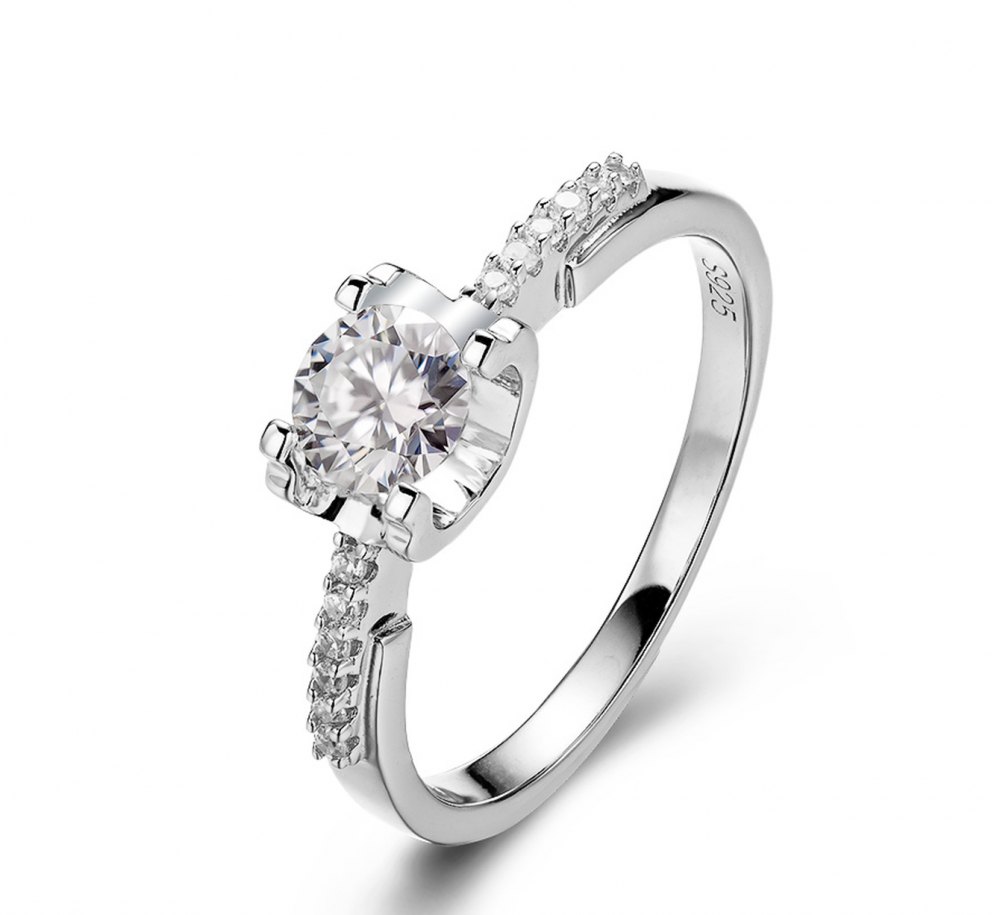 D-Color Moissanite Ring MA055