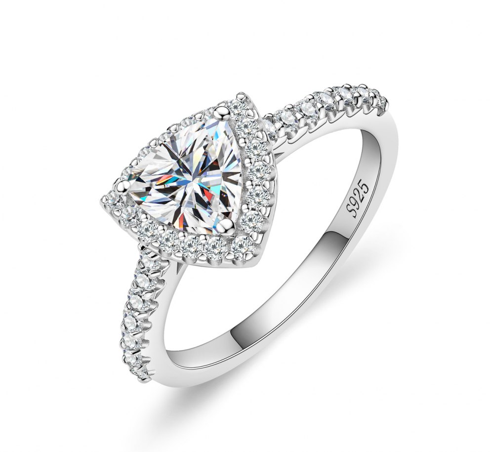D-Color Moissanite Ring MA059