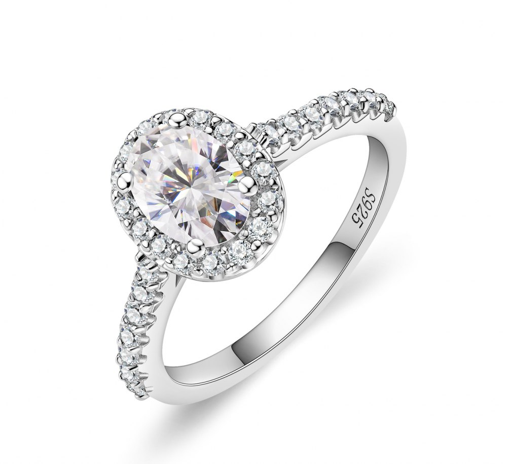 D-Color Moissanite Ring MA061
