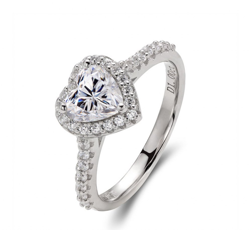D-Color Moissanite Ring MA062