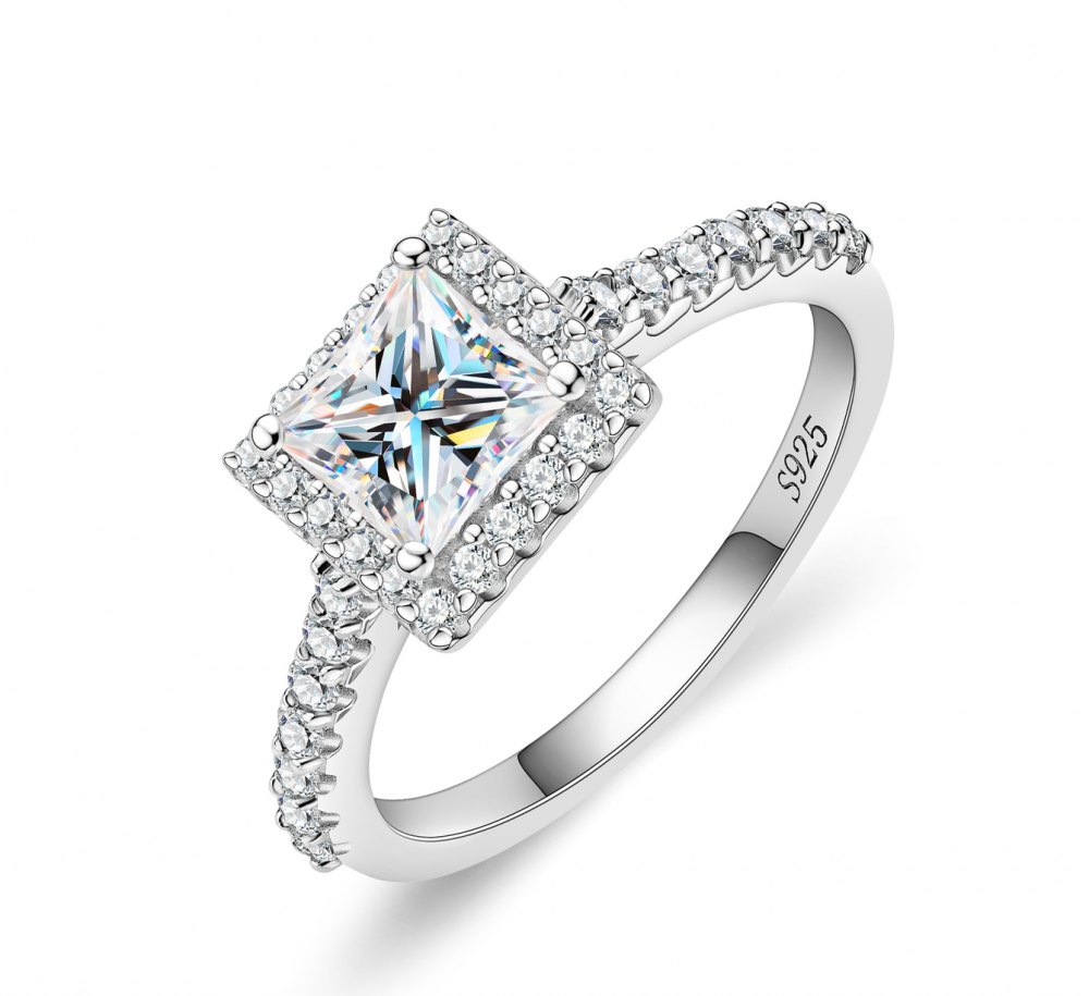 D-Color Moissanite Ring MA064
