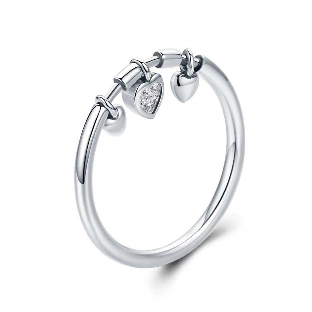 Heart Cubic Zirconia Ring
