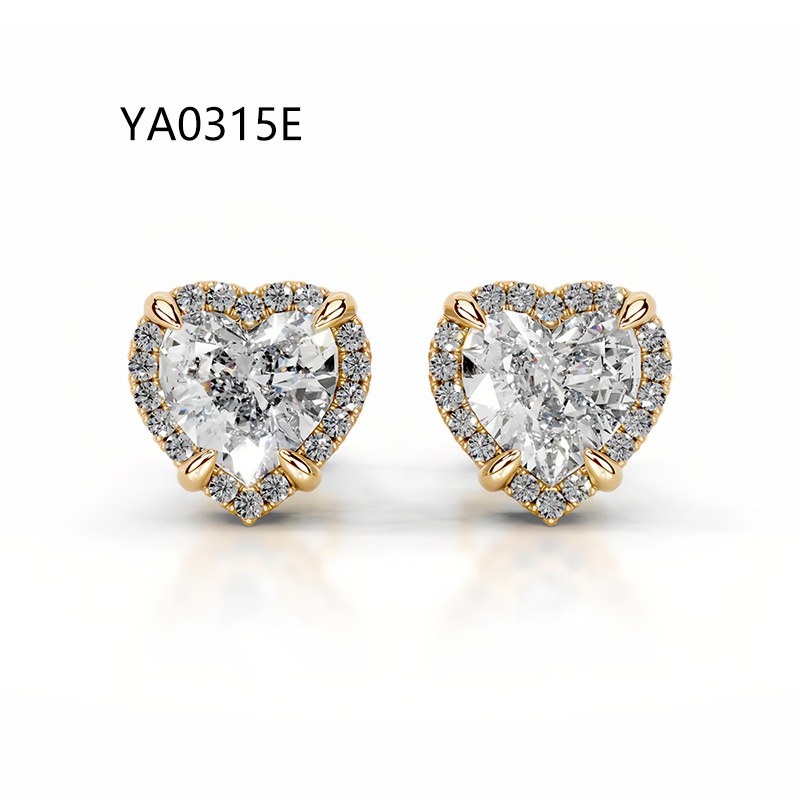 Lab-Grown Diamond Earrings - Design 2 — view 3