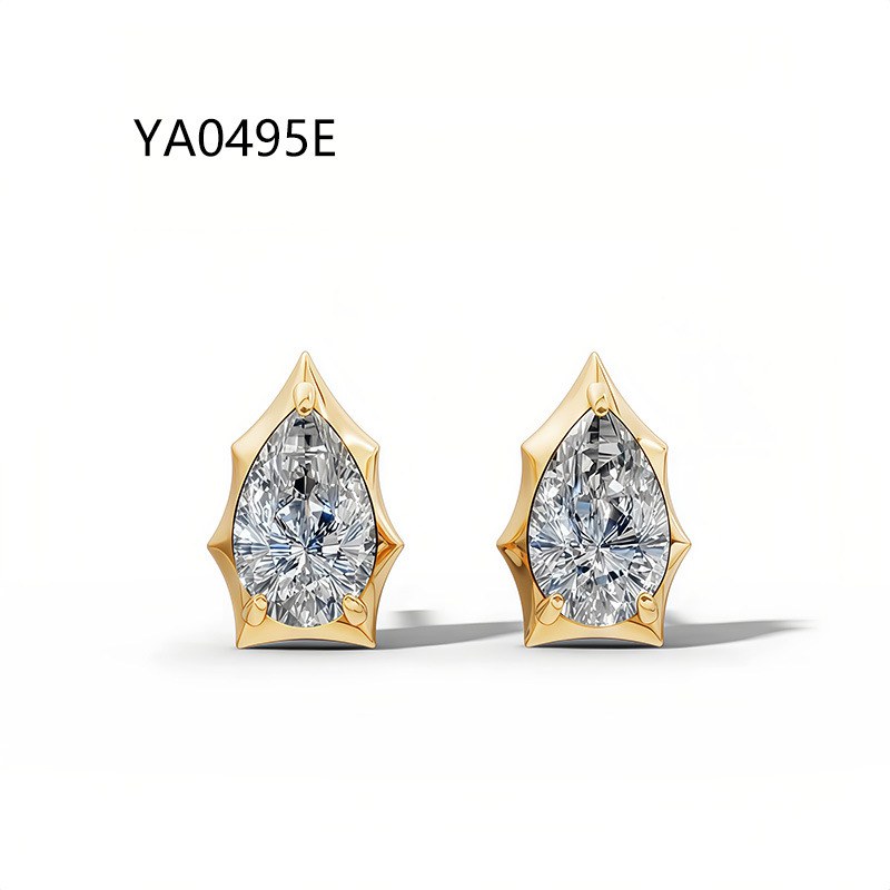 Lab-Grown Paraiba Stud Earrings