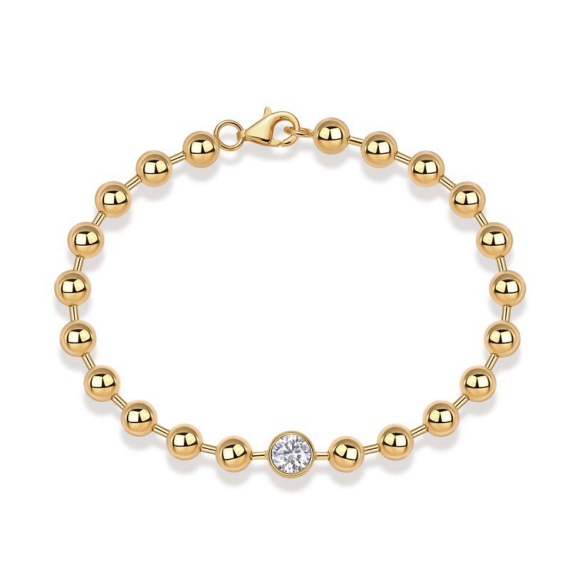 Moissanite Bracelet in 925 Silver