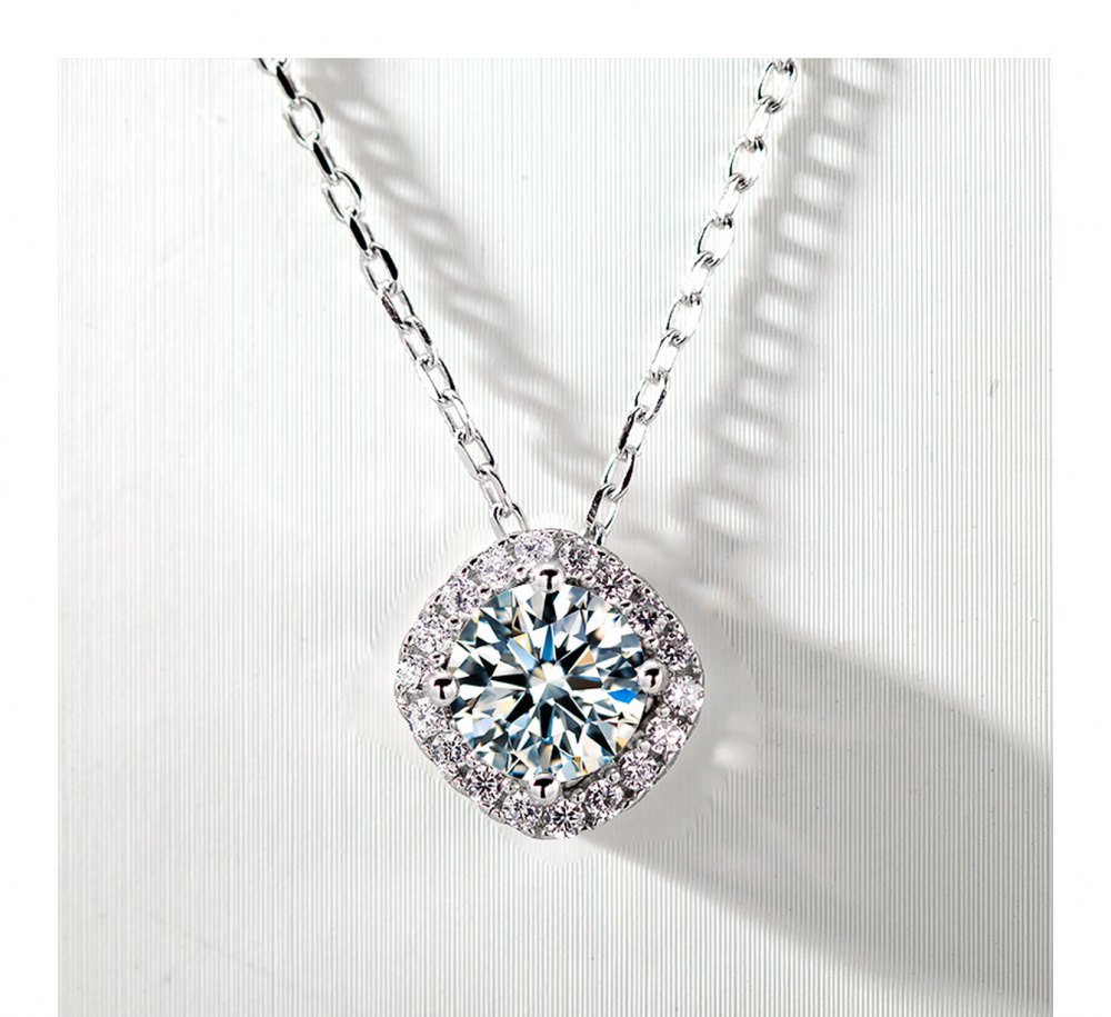 Multi-Colored Moissanite Necklace MB011