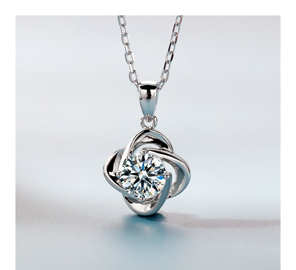 Multi-Colored Moissanite Necklace MB015