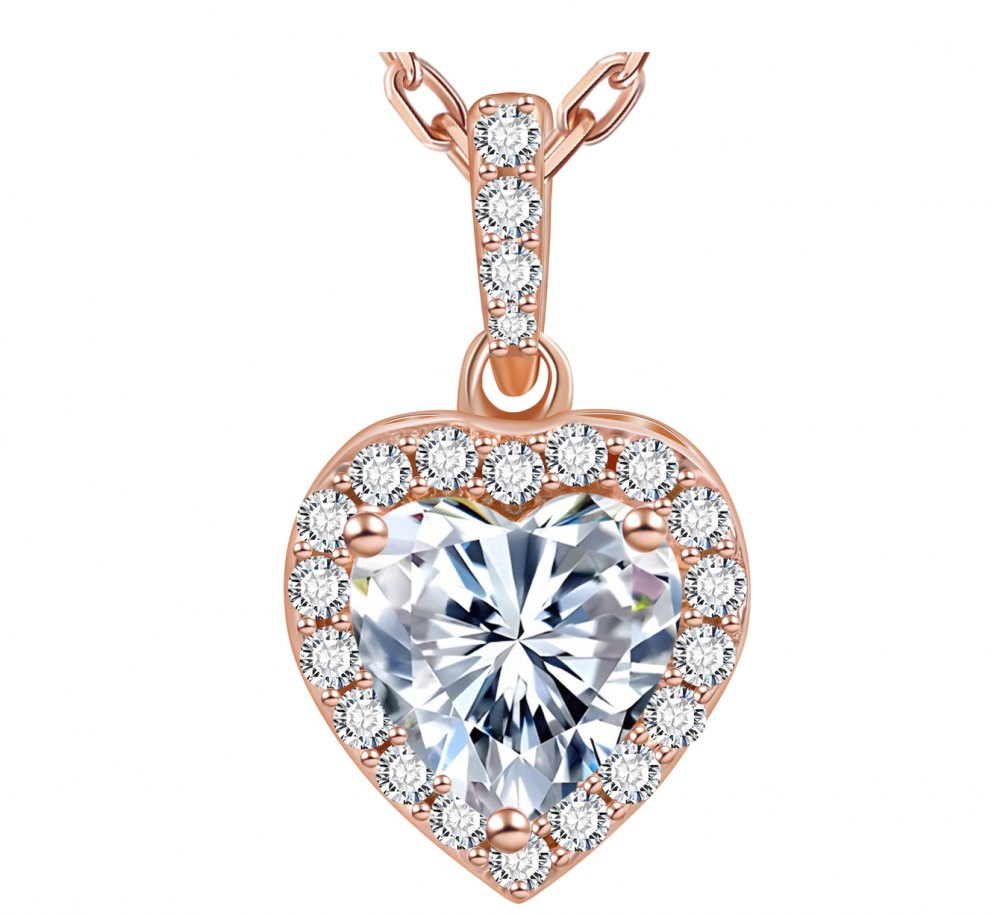 Multi-Colored Moissanite Necklace MB022