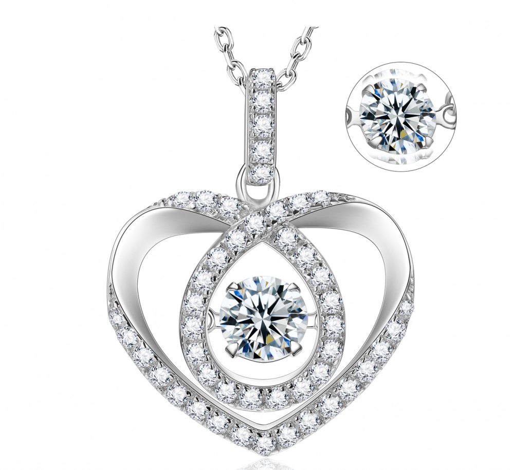 Multi-Colored Moissanite Necklace MB027